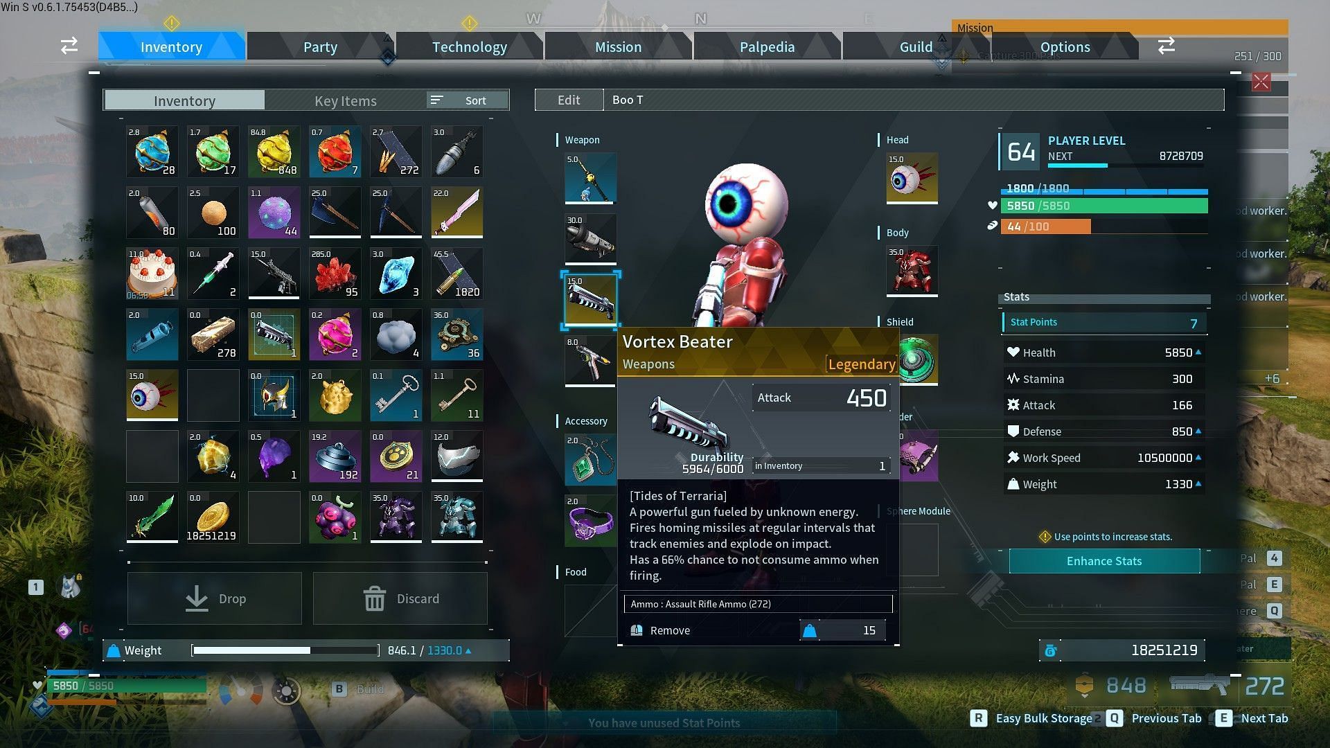 Legendary variant for Vortex Beater (Image via Pocketpair)